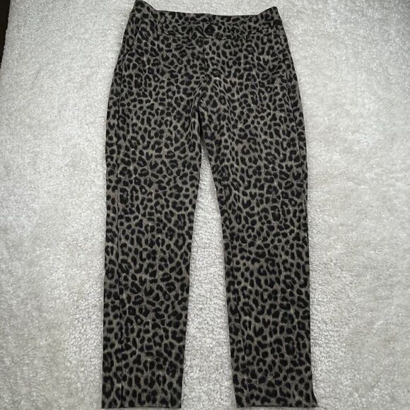CABI Leopard Trouser Ankle Pants - Picture 2 of 10